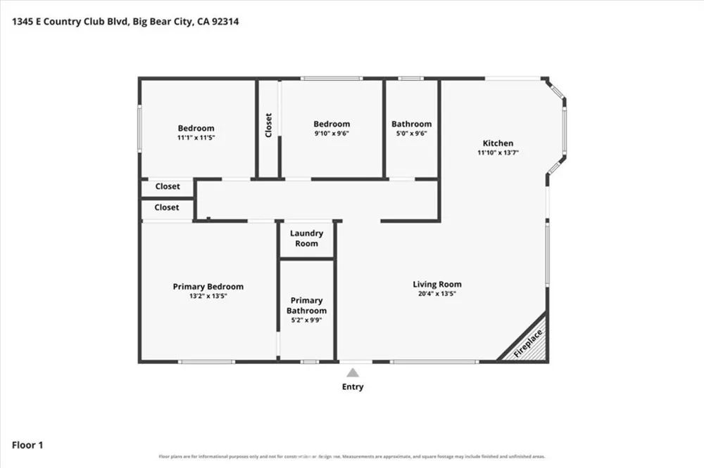 1345 E Country Club Big Bear City, CA 92314