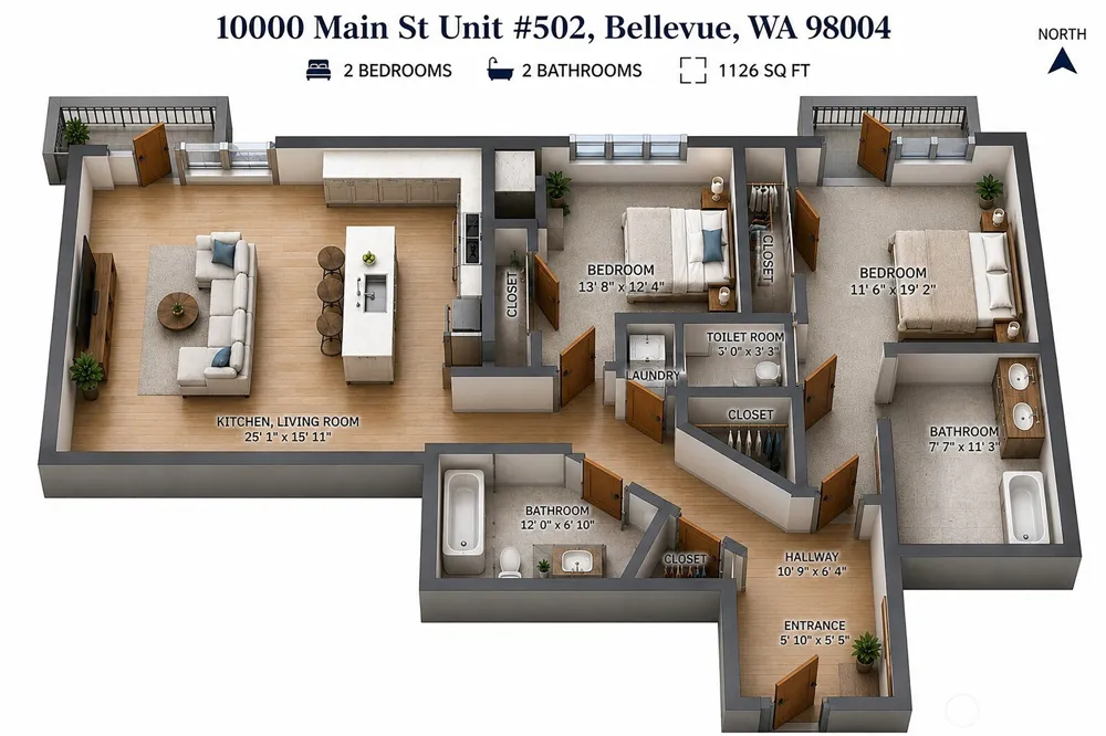 10000 Main Street #502 Bellevue, WA 98004