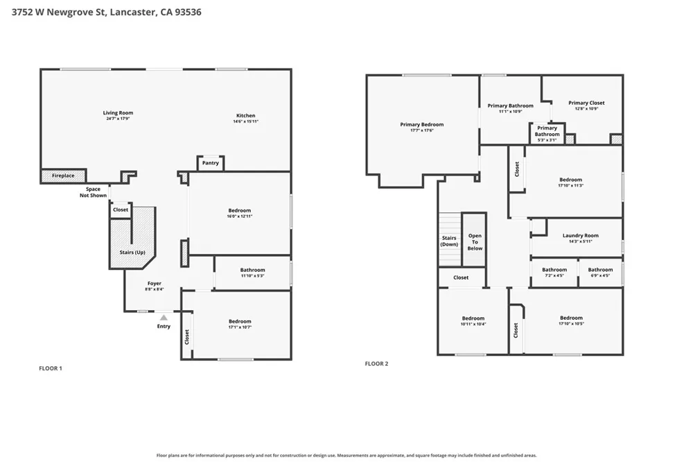 3752 W Newgrove Lancaster, CA 93536