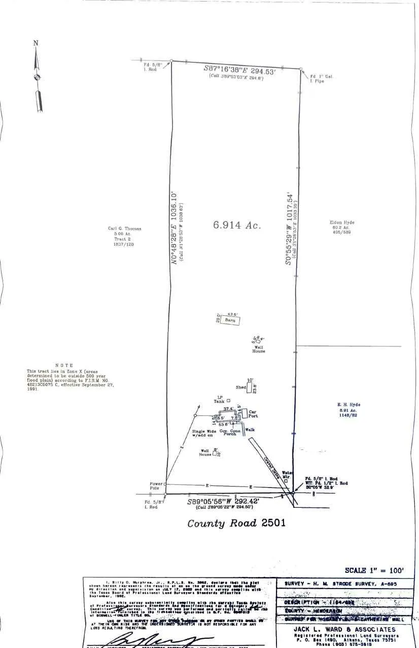 15826 County Road 2501 Eustace, TX 75124