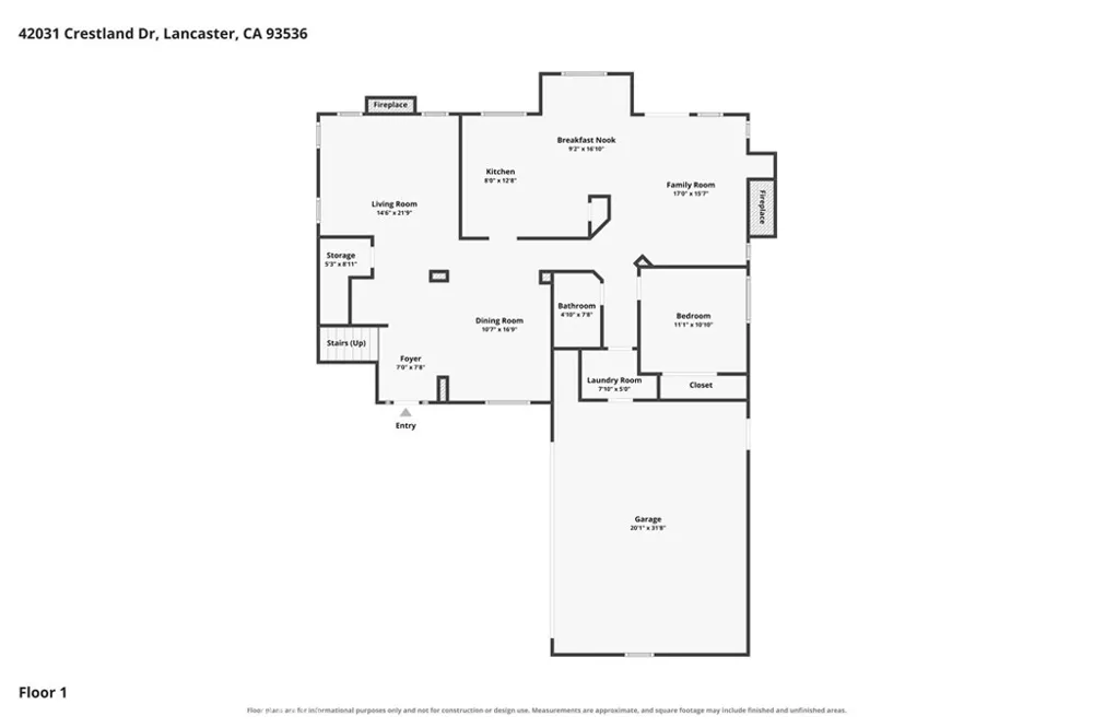 42031 Crestland Lancaster, CA 93536
