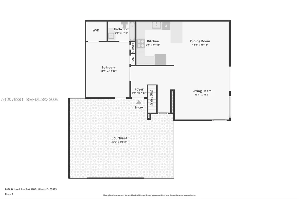 2420 Brickell Ave #108B Miami, FL 33129