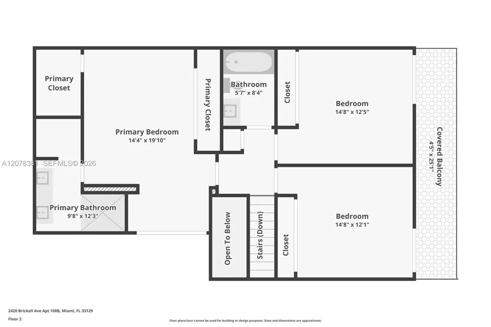 2420 Brickell Ave #108B Miami, FL 33129