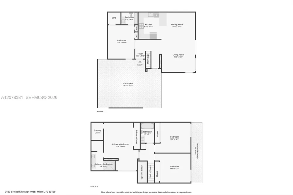 2420 Brickell Ave #108B Miami, FL 33129