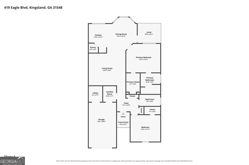 419 Eagle BLVD Kingsland, GA 31548