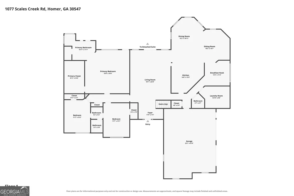 1077 Scales Creek RD Homer, GA 30547