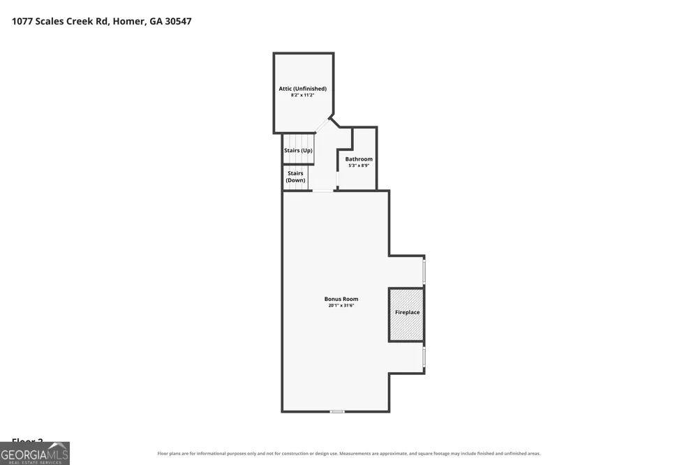 1077 Scales Creek RD Homer, GA 30547