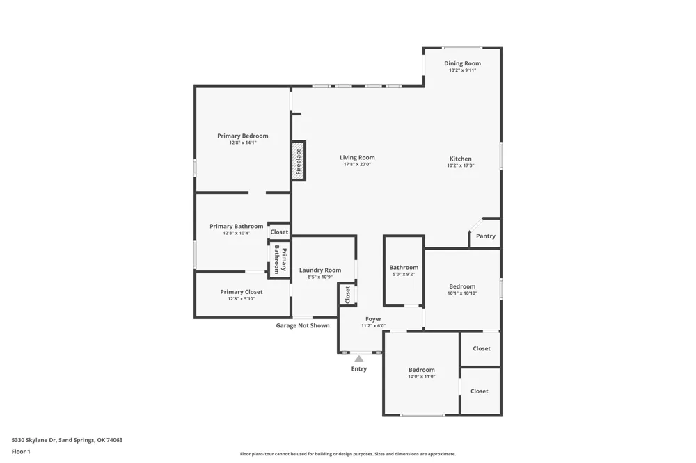 5330 Skylane Drive Sand Springs, OK 74063