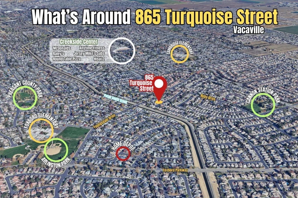 865 Turquoise Street Vacaville, CA 95687