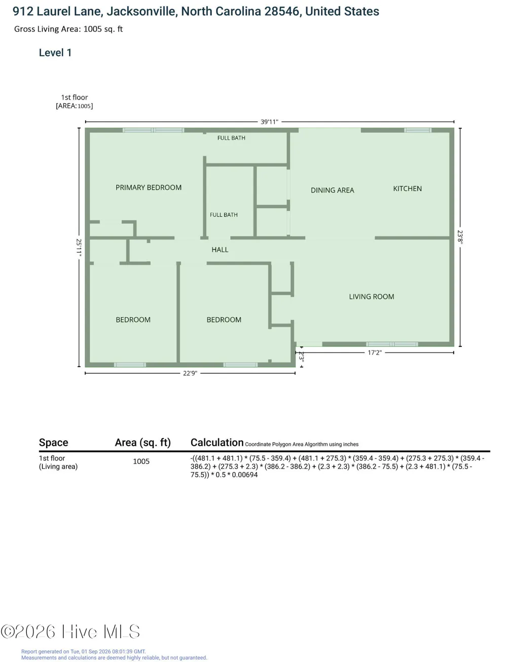 912 Laurel Lane Jacksonville, NC 28546