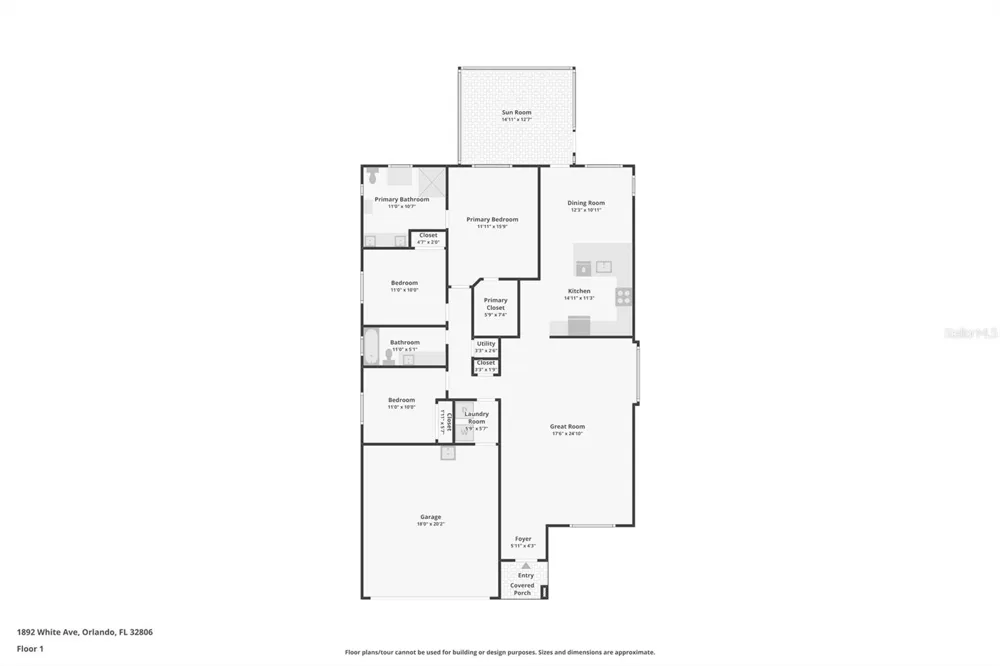 1892 WHITE AVENUE Orlando, FL 32806