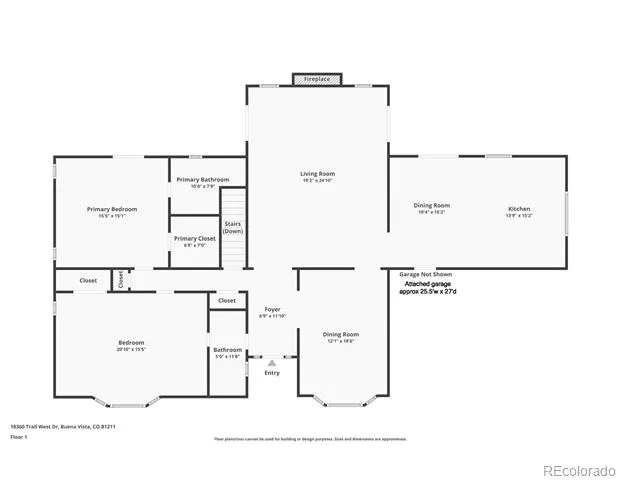 18360 Trail West Drive Buena Vista, CO 81211