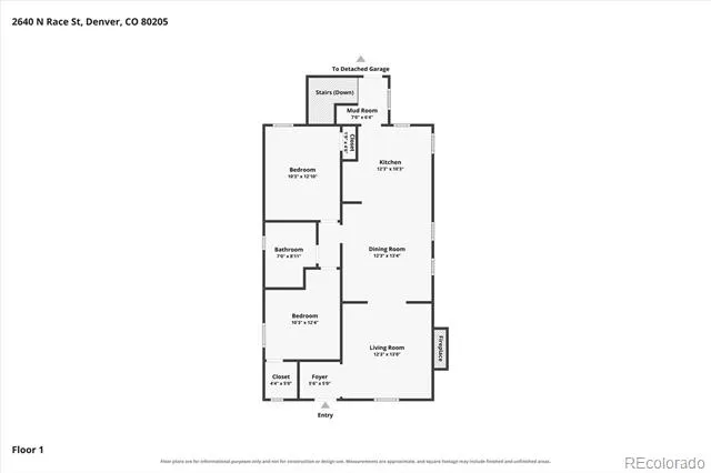 2640 Race Street Denver, CO 80205