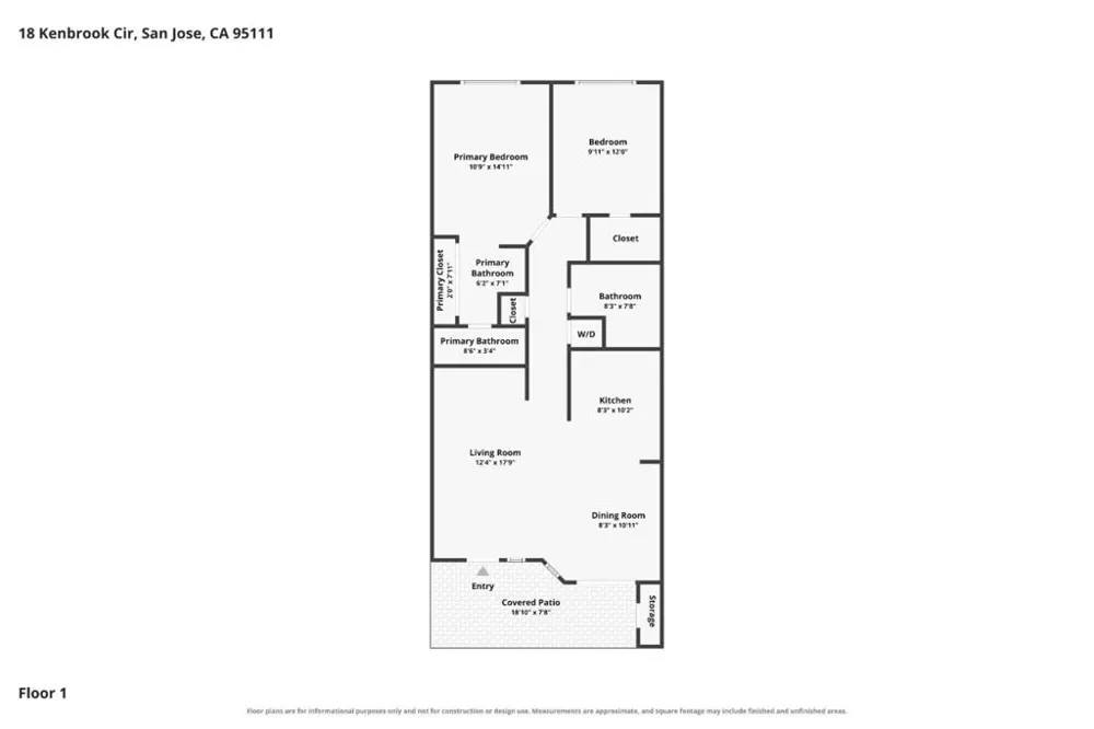 18 Kenbrook Circle San Jose, CA 95111