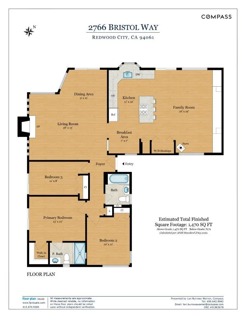 2766 Bristol Way Redwood City, CA 94061