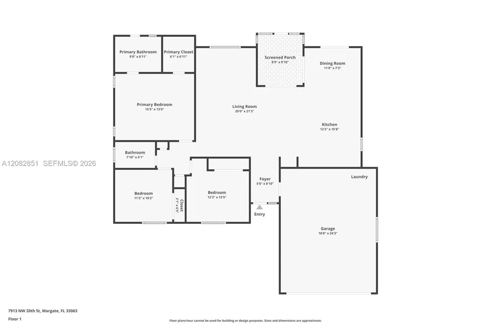7913 NW 20th St Margate, FL 33063