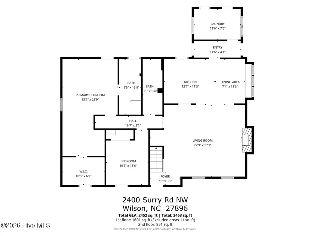2400 Surry Road NW Wilson, NC 27896