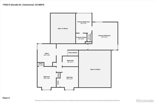 17023 E Dorado Drive Centennial, CO 80015