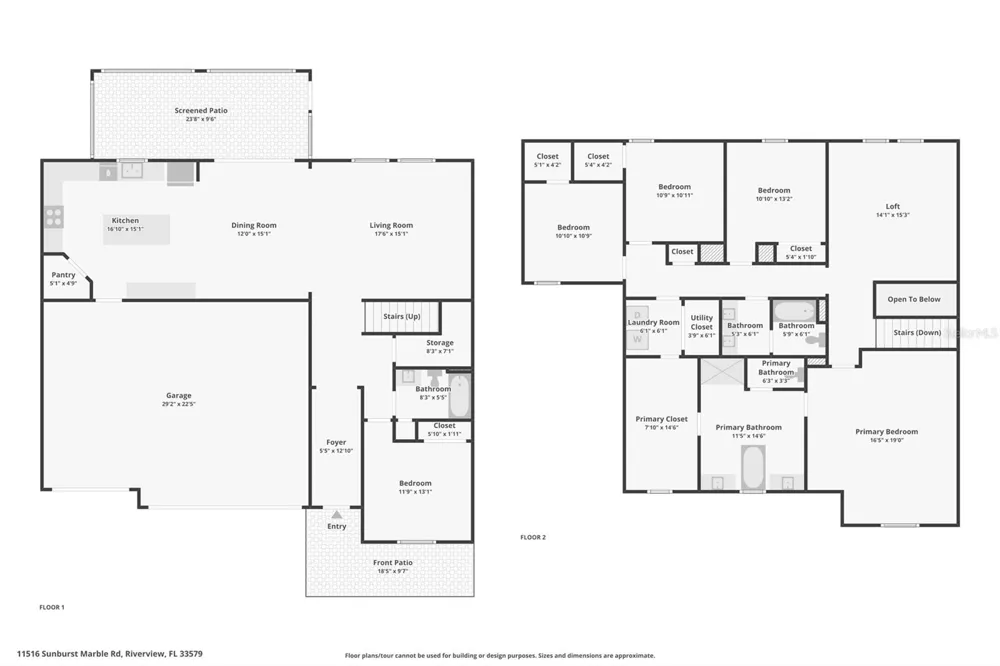 11516 SUNBURST MARBLE ROAD Riverview, FL 33579