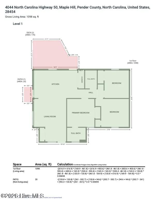 4044 Nc Highway 50 Maple Hill, NC 28454