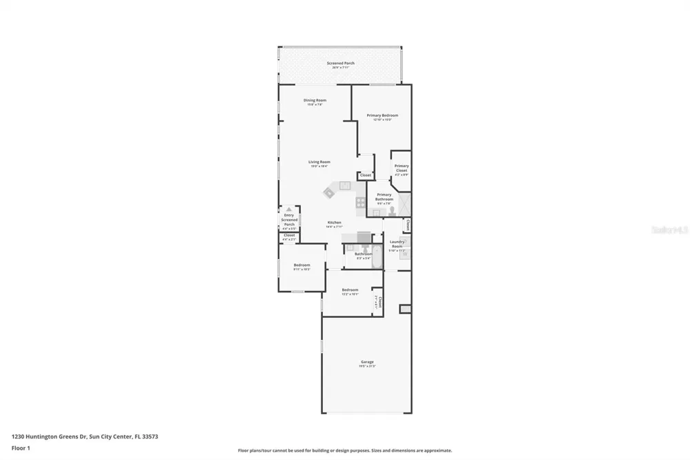 1230 HUNTINGTON GREENS DRIVE Sun City Center, FL 33573