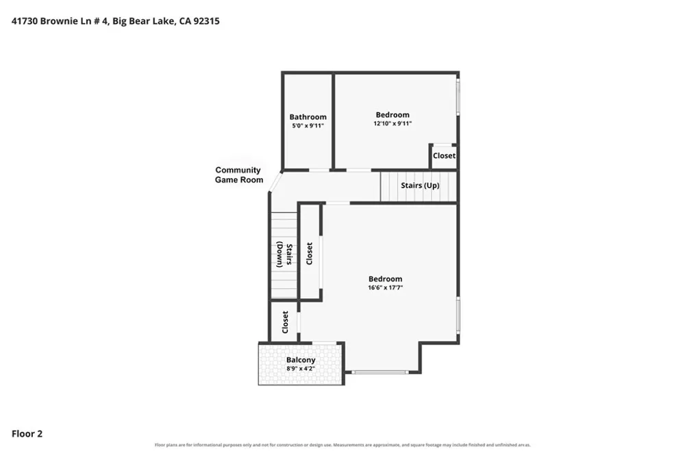 41730 Brownie Big Bear Lake, CA 92315