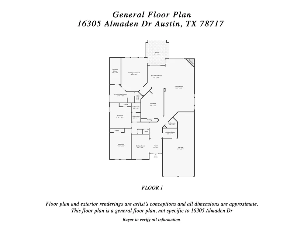 16305 Almaden Drive Austin, TX 78717