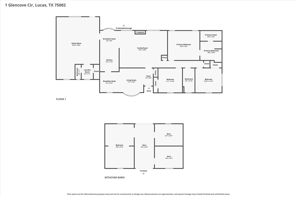 1 Glencove Circle Lucas, TX 75002