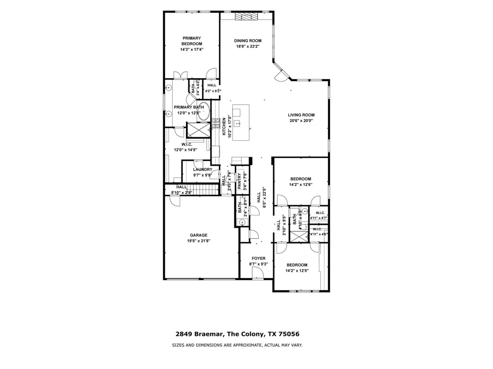 2849 Braemar The Colony, TX 75056