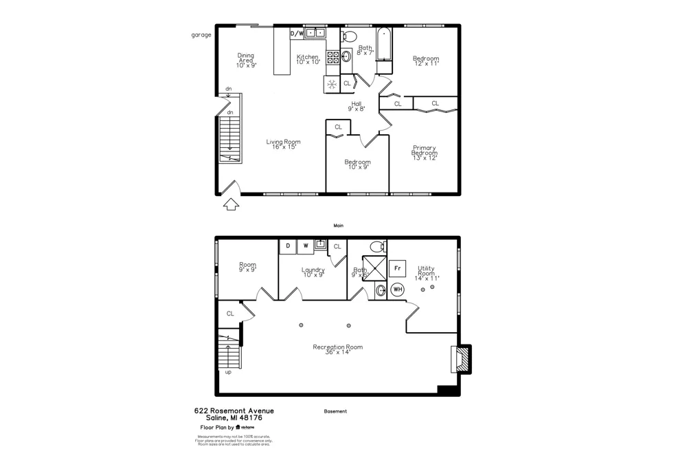 622 Rosemont Avenue Saline, MI 48176