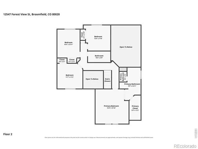 12547 Forest View Street Broomfield, CO 80020