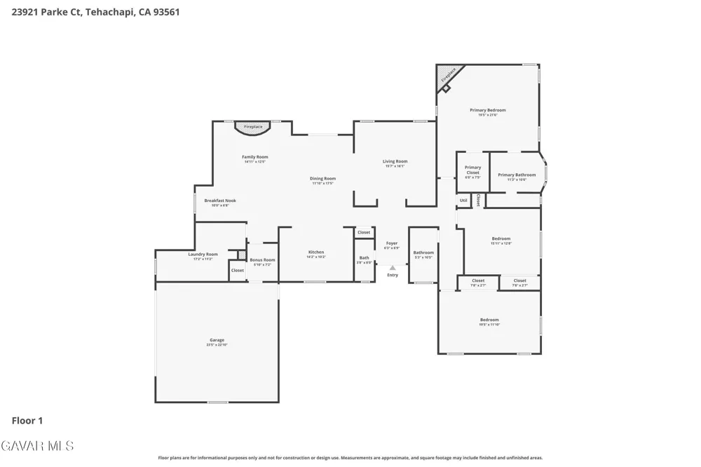 23921 Parke Court Tehachapi, CA 93561