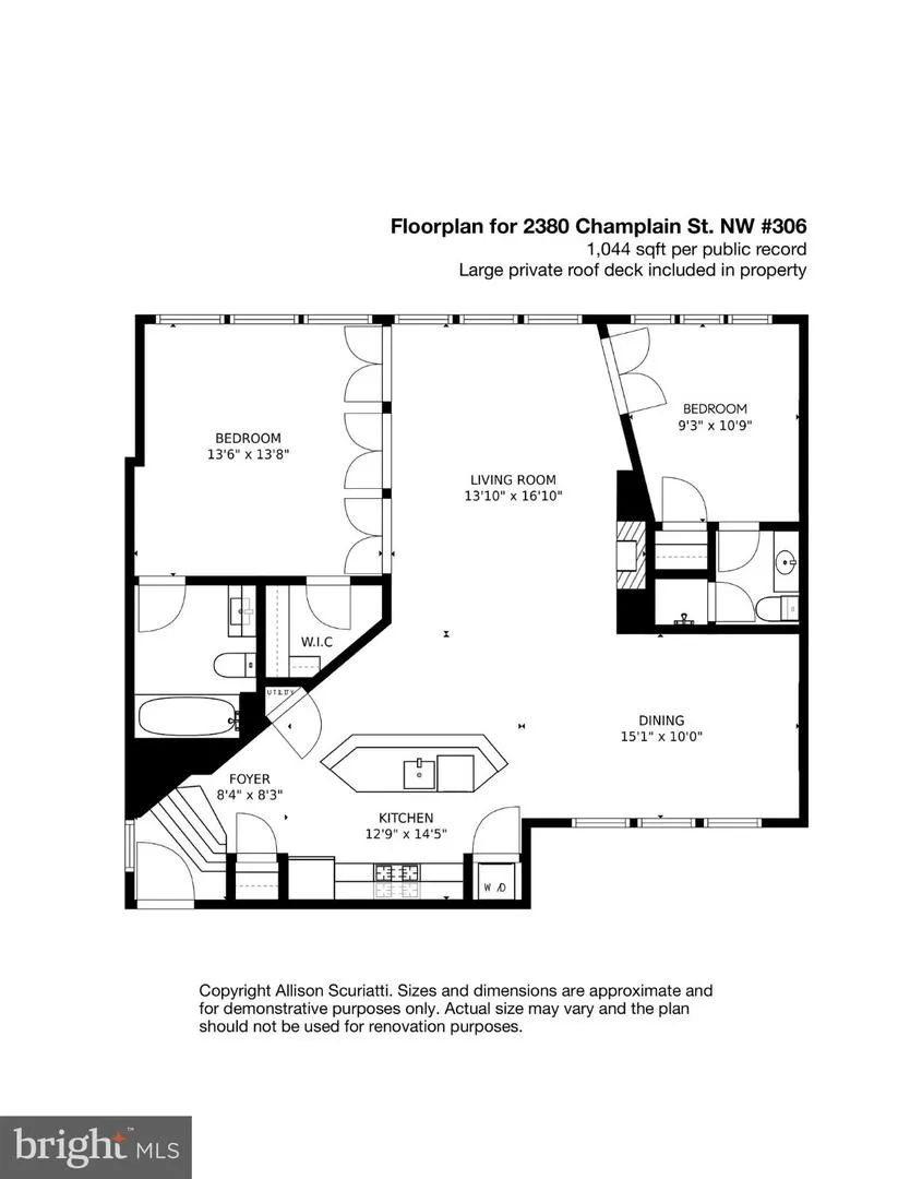 2380 CHAMPLAIN STREET NW #306 Washington, DC 20009
