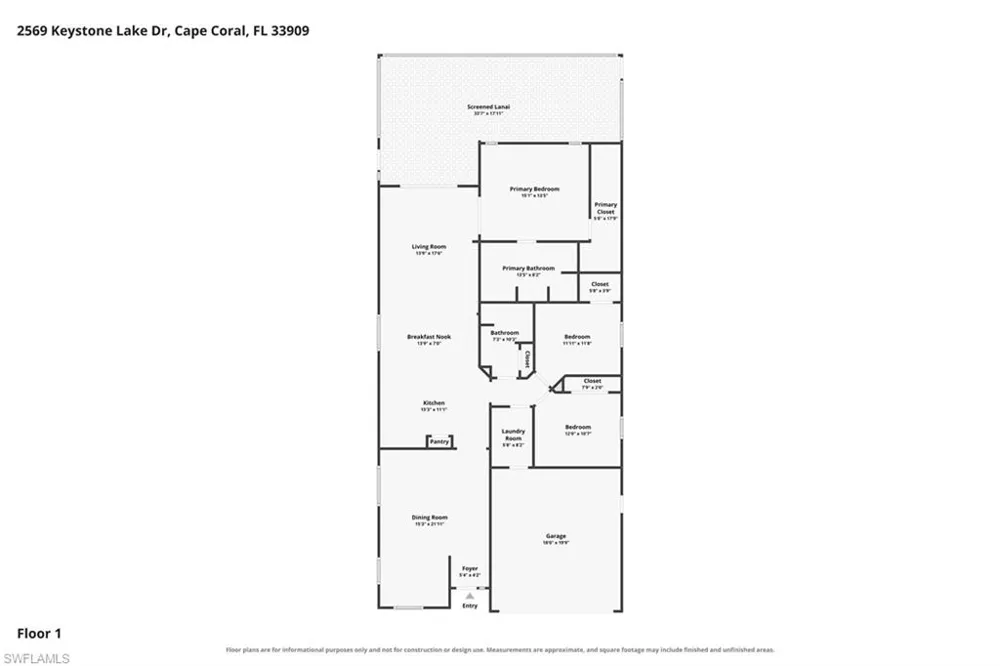 2569 Keystone Lake Drive Cape Coral, FL 33909