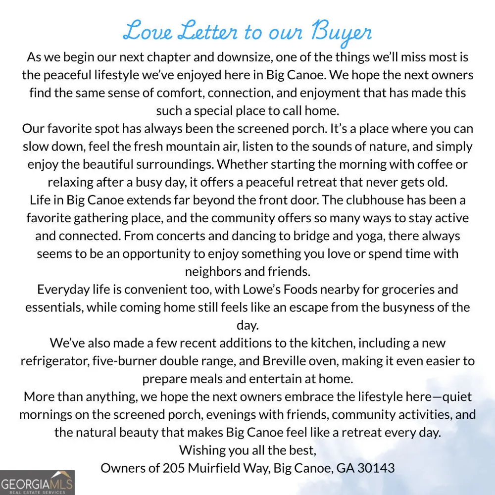 205 Muirfield WAY Big Canoe, GA 30143