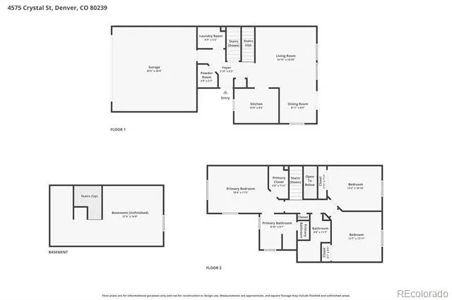 4575 Crystal Street Denver, CO 80239