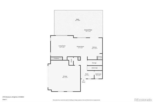 4716 Dewey Lane Brighton, CO 80603