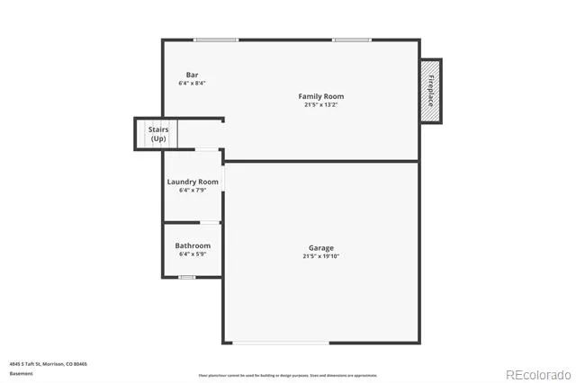 4845 S Taft Street Morrison, CO 80465
