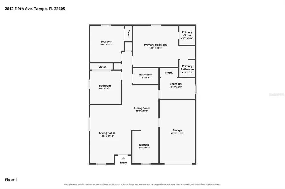 2612 E 9TH AVENUE Tampa, FL 33605