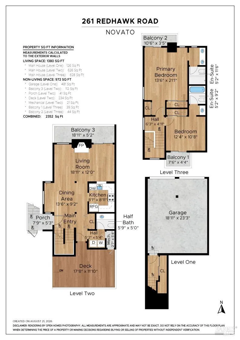 261 Redhawk Road Novato, CA 94949