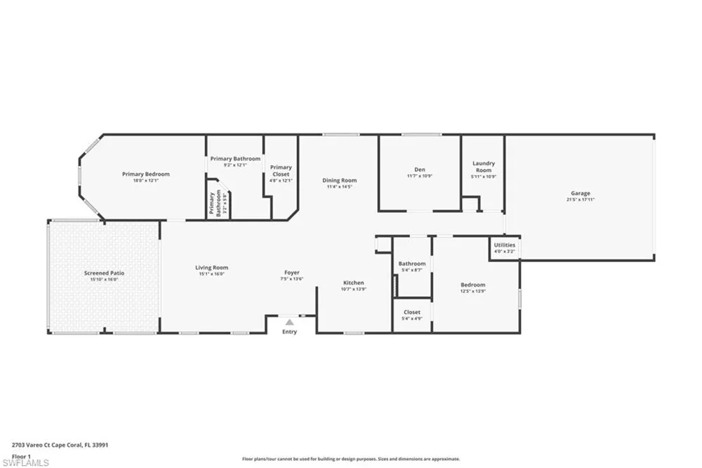 2703 Vareo Court Cape Coral, FL 33991