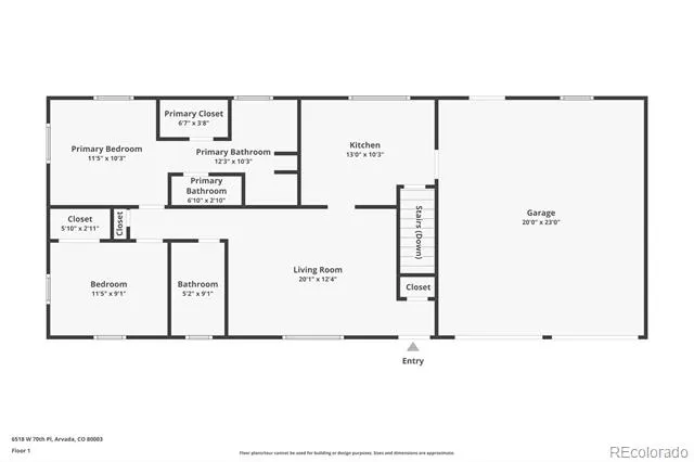 6518 W 70th Place Arvada, CO 80003