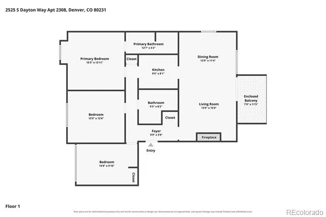 2525 S Dayton Way #2308 Denver, CO 80231
