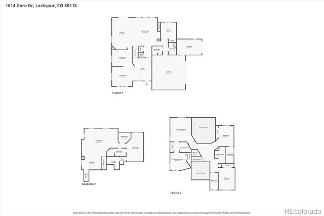 1614 Gore Drive Larkspur, CO 80118