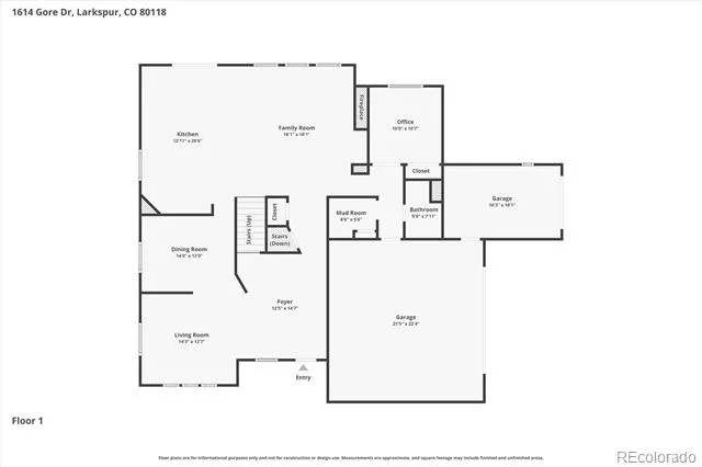 1614 Gore Drive Larkspur, CO 80118