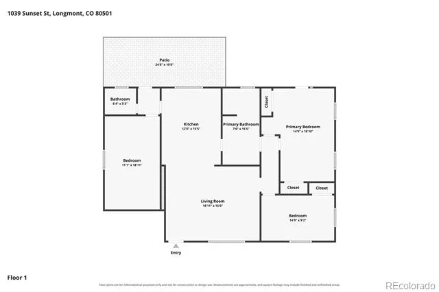 1039 Sunset Street Longmont, CO 80501