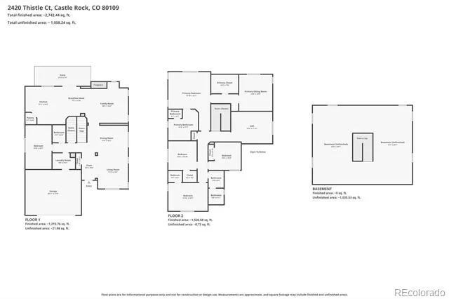2420 Thistle Court Castle Rock, CO 80109