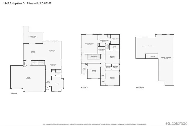 1147 E Hopkins Drive Elizabeth, CO 80107