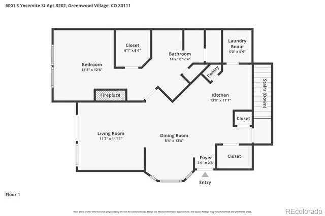 6001 S Yosemite Street #B202 Greenwood Village, CO 80111