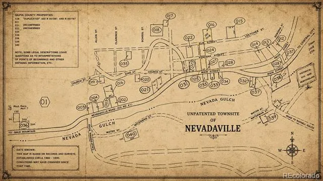 01 Nevadaville Road Central City, CO 80427